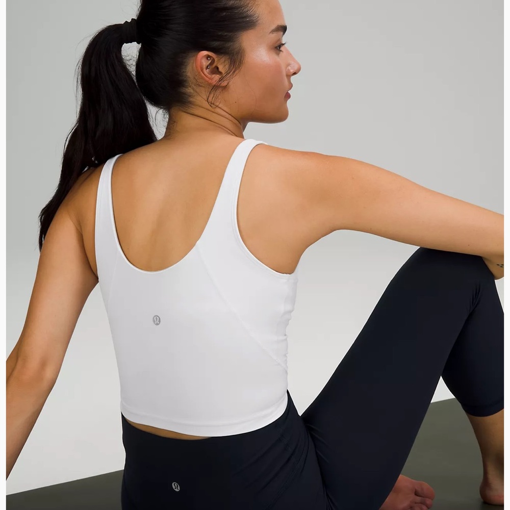Lululemon White Align Tank Top Size 4 New W Tags